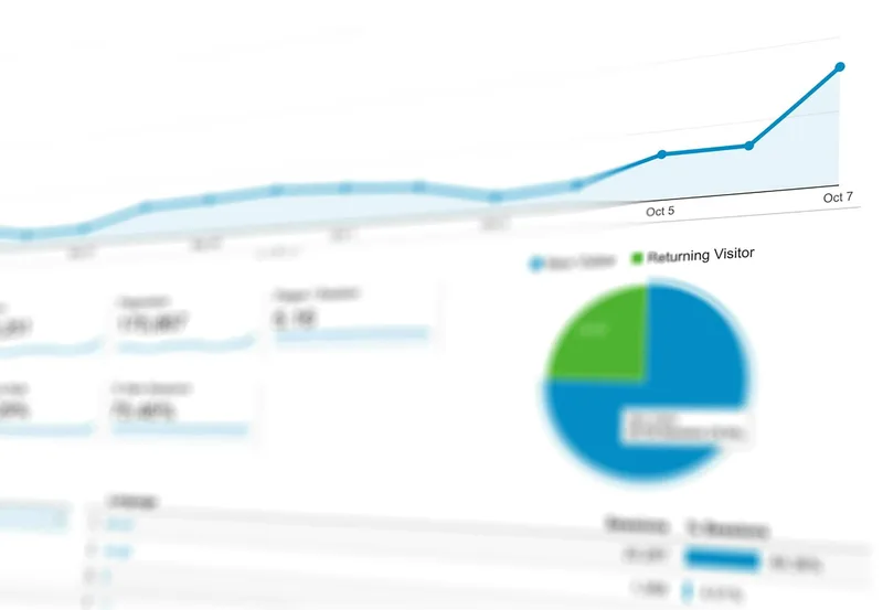 An email analytics dashboard showing open rate and click rate trends over time, representing deliverability performance tracking for a creator email list